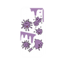 プレミアムパネル［ PAINTING SMILE Purple ］