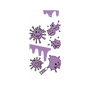 プレミアムパネル［ PAINTING SMILE Purple ］