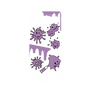 プレミアムパネル［ PAINTING SMILE Purple ］