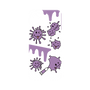 プレミアムパネル［ PAINTING SMILE Purple ］