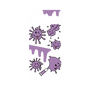 プレミアムパネル［ PAINTING SMILE Purple ］