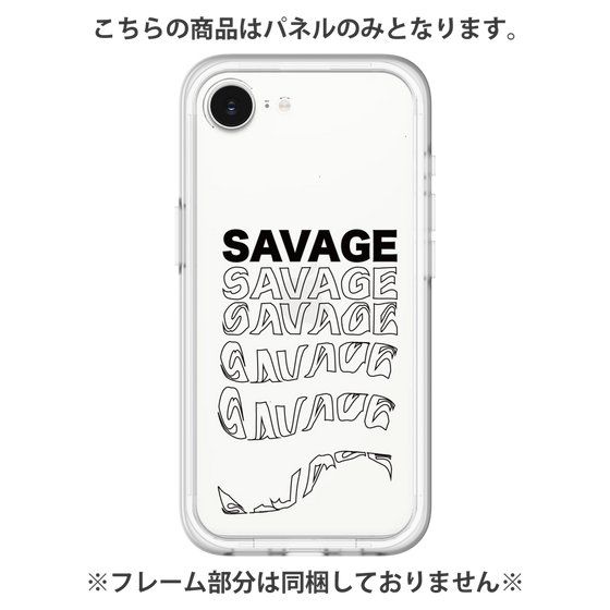 プレミアムパネル［ SAVAGE Black ］