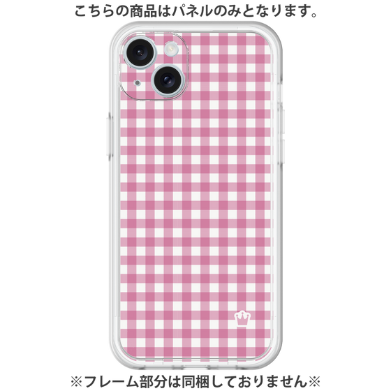 プレミアムパネル［ Checkered Pink - ギンガムチェック ピンク ］