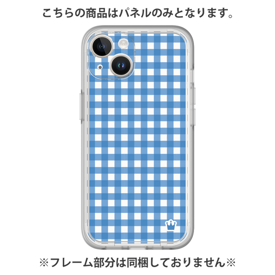 プレミアムパネル［ Checkered Blue - ギンガムチェック ブルー ］