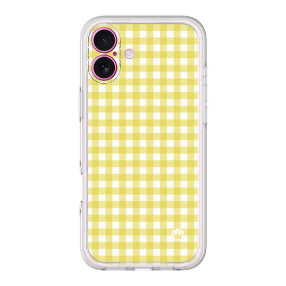 プレミアムパネル［ Checkered Yellow - ギンガムチェック イエロー ］