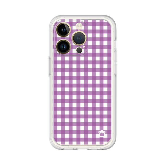 プレミアムパネル［ Checkered Purple - ギンガムチェック パープル ］