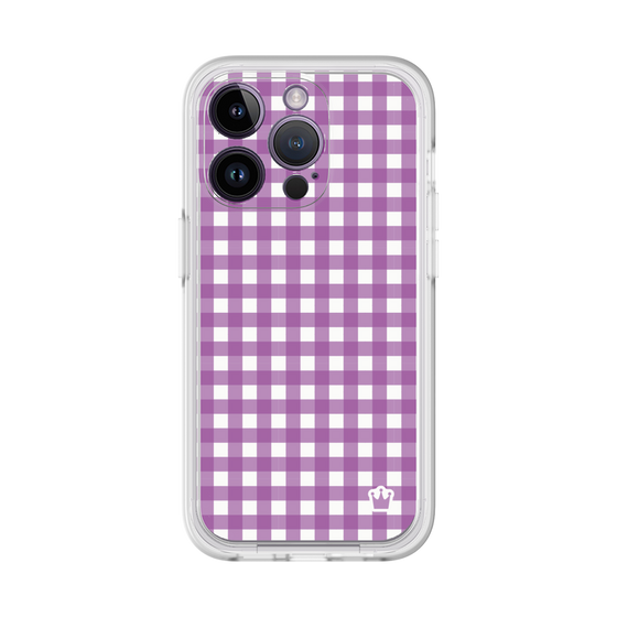 プレミアムパネル［ Checkered Purple - ギンガムチェック パープル ］