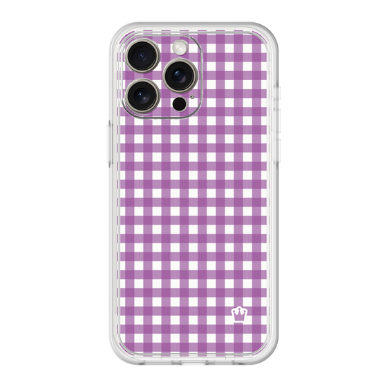 プレミアムパネル［ Checkered Purple - ギンガムチェック パープル ］