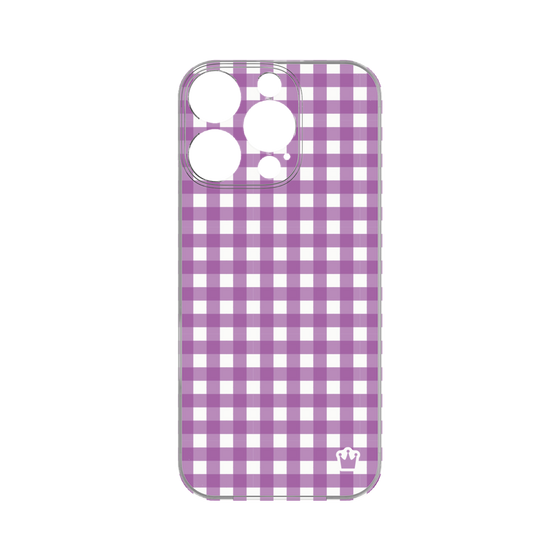 プレミアムパネル［ Checkered Purple - ギンガムチェック パープル ］