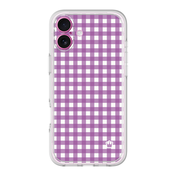 プレミアムパネル［ Checkered Purple - ギンガムチェック パープル ］