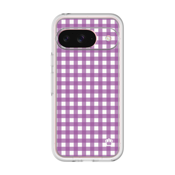 プレミアムパネル［ Checkered Purple - ギンガムチェック パープル ］