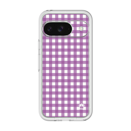 プレミアムパネル［ Checkered Purple - ギンガムチェック パープル ］