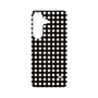 プレミアムパネル［ Checkered Purple - ギンガムチェック ブラック ］