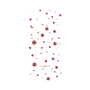 プレミアムパネル［ Dippin dots Red - ディッピンドッツ レッド ］