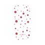 プレミアムパネル［ Dippin dots Red - ディッピンドッツ レッド ］