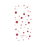 プレミアムパネル［ Dippin dots Red - ディッピンドッツ レッド ］
