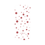 プレミアムパネル［ Dippin dots Red - ディッピンドッツ レッド ］