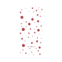 プレミアムパネル［ Dippin dots Red - ディッピンドッツ レッド ］