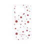 プレミアムパネル［ Dippin dots Red - ディッピンドッツ レッド ］