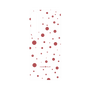 プレミアムパネル［ Dippin dots Red - ディッピンドッツ レッド ］