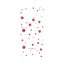 プレミアムパネル［ Dippin dots Red - ディッピンドッツ レッド ］