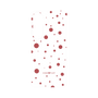 プレミアムパネル［ Dippin dots Red - ディッピンドッツ レッド ］