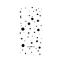 プレミアムパネル［ Dippin dots Black - ディッピンドッツ ブラック ］
