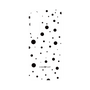 プレミアムパネル［ Dippin dots Black - ディッピンドッツ ブラック ］