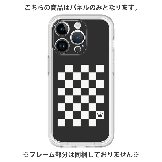 プレミアムパネル［ Racing checkered flag - レーシングチェッカーフラッグ ］