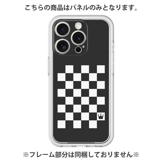 プレミアムパネル［ Racing checkered flag - レーシングチェッカーフラッグ ］