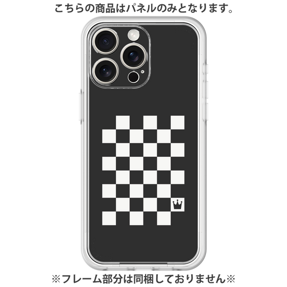 プレミアムパネル［ Racing checkered flag - レーシングチェッカーフラッグ ］