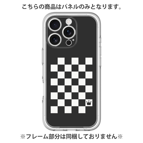 プレミアムパネル［ Racing checkered flag - レーシングチェッカーフラッグ ］