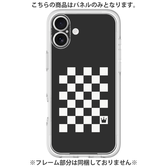 プレミアムパネル［ Racing checkered flag - レーシングチェッカーフラッグ ］