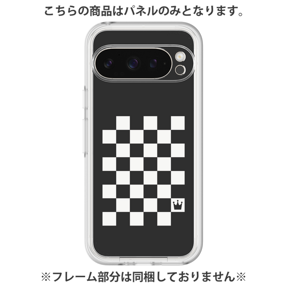 プレミアムパネル［ Racing checkered flag - レーシングチェッカーフラッグ ］