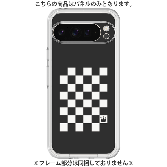 プレミアムパネル［ Racing checkered flag - レーシングチェッカーフラッグ ］