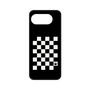 プレミアムパネル［ Racing checkered flag - レーシングチェッカーフラッグ ］