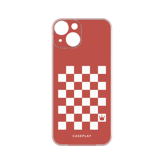 プレミアムパネル［ Racing checkered flag Red - レーシングチェッカーフラッグ レッド ］