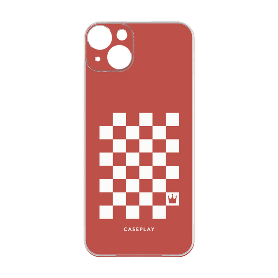プレミアムパネル［ Racing checkered flag Red - レーシングチェッカーフラッグ レッド ］