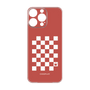 プレミアムパネル［ Racing checkered flag Red - レーシングチェッカーフラッグ レッド ］