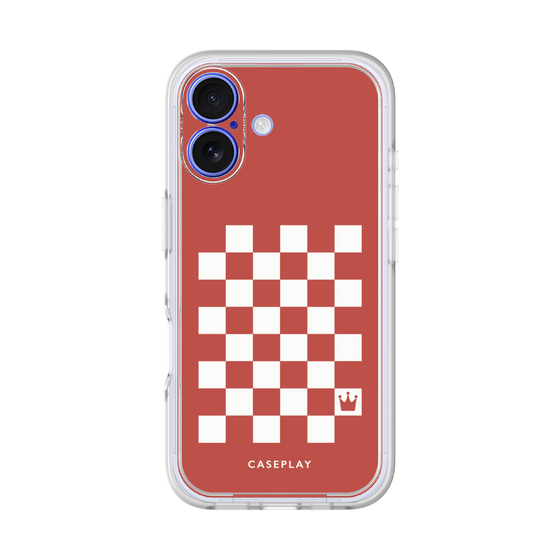 プレミアムパネル［ Racing checkered flag Red - レーシングチェッカーフラッグ レッド ］