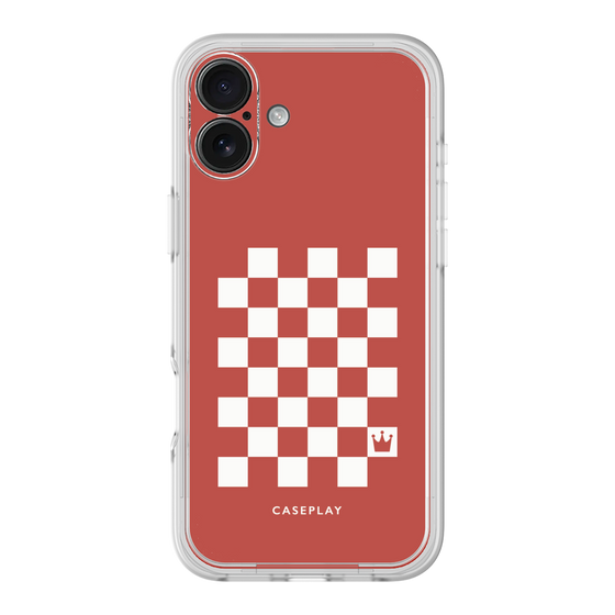 プレミアムパネル［ Racing checkered flag Red - レーシングチェッカーフラッグ レッド ］