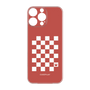 プレミアムパネル［ Racing checkered flag Red - レーシングチェッカーフラッグ レッド ］
