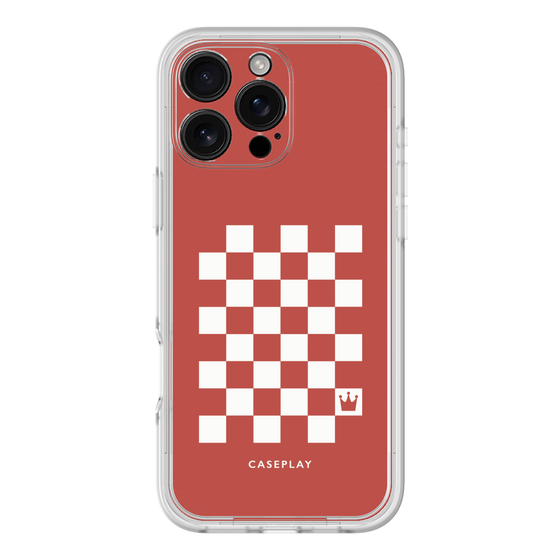プレミアムパネル［ Racing checkered flag Red - レーシングチェッカーフラッグ レッド ］