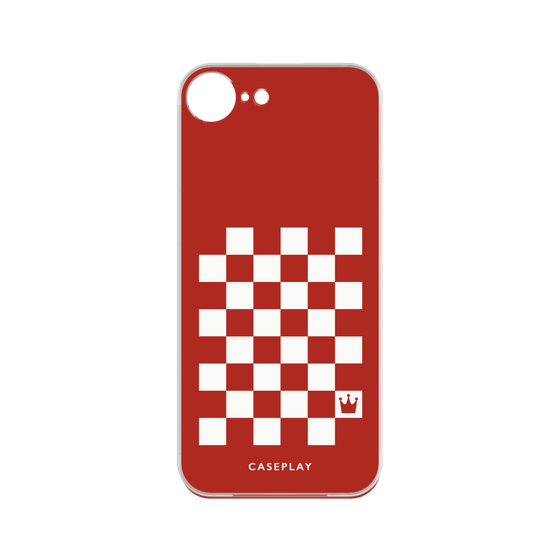 プレミアムパネル［ Racing checkered flag Red - レーシングチェッカーフラッグ レッド ］