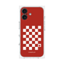 プレミアムパネル［ Racing checkered flag Red - レーシングチェッカーフラッグ レッド ］
