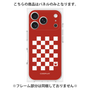 プレミアムパネル［ Racing checkered flag Red - レーシングチェッカーフラッグ レッド ］