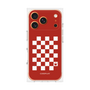 プレミアムパネル［ Racing checkered flag Red - レーシングチェッカーフラッグ レッド ］
