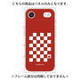 プレミアムパネル［ Racing checkered flag Red - レーシングチェッカーフラッグ レッド ］