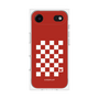 プレミアムパネル［ Racing checkered flag Red - レーシングチェッカーフラッグ レッド ］