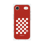 プレミアムパネル［ Racing checkered flag Red - レーシングチェッカーフラッグ レッド ］